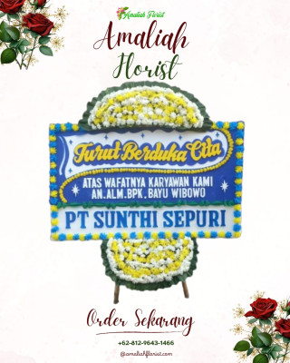 Papan Bunga Duka di Karubaga